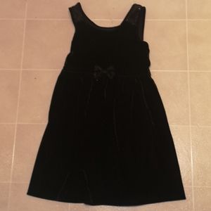 Black Suede Dress Kids